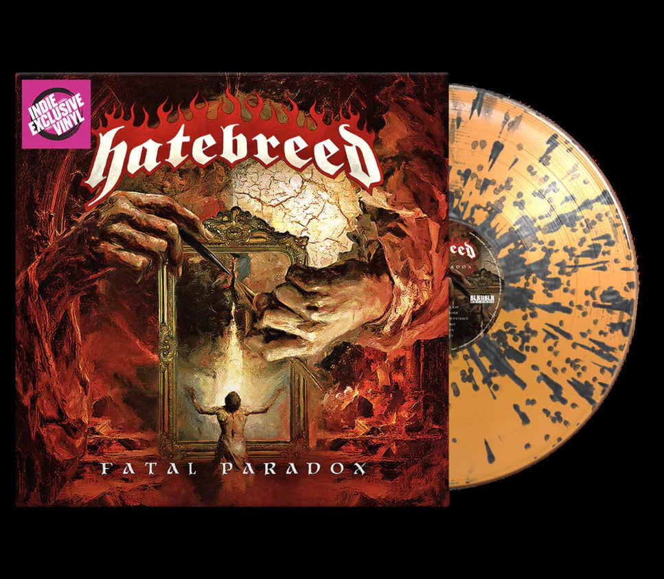 HATEBREED - FATAL PARADOX (Indie Exclusive, Orange / Black Splatter Vinyl) [PREORDER]