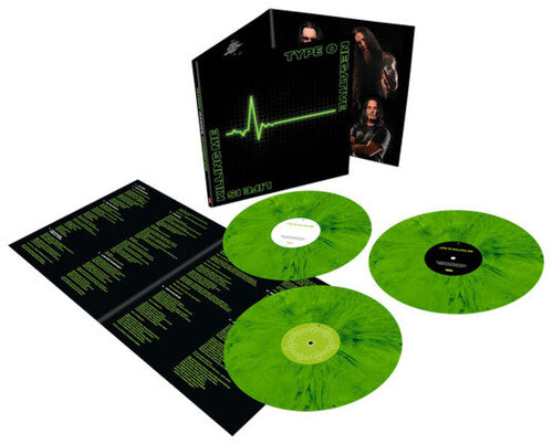 TYPE O NEGATIVE - LIFE IS KILLING ME: 20th Anniversary Limited Edition (Green & Black Mixed Vinyl) (3LPs)