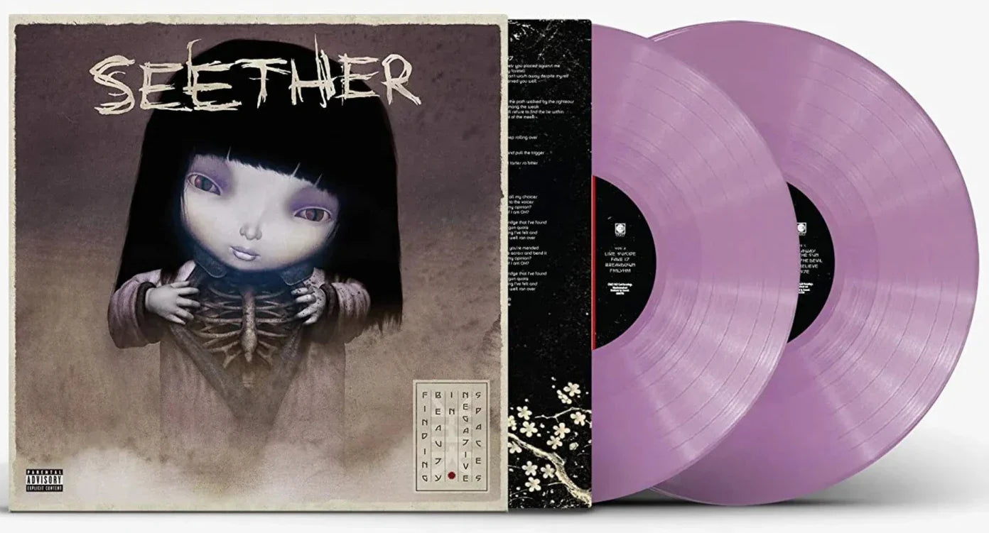 SEETHER - FINDING BEAUTY IN NEGATIVE SPACES (Opaque Lavender Colored Vinyl) (2LP)
