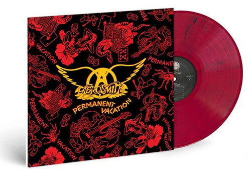 AEROSMITH - PERMANENT VACATION (Limited Edition, 180 Gram Red & Black Marble Vinyl)
