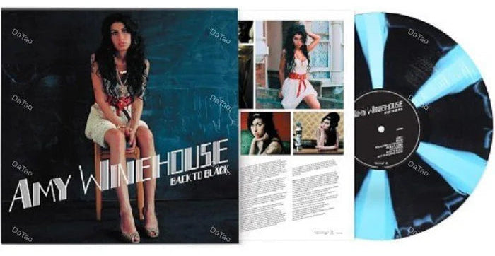 AMY WINEHOUSE - BACK TO BLACK (Limited Edition, Black & Blue Cornetto Vinyl) [Import]