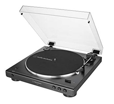 Audio-Technica - AT-LP60XBT-BK Fully Automatic Belt-Drive Stereo Turntable, Black