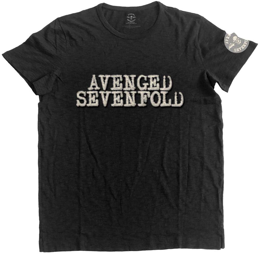 Avenged Sevenfold - Logo & Death Bat Black