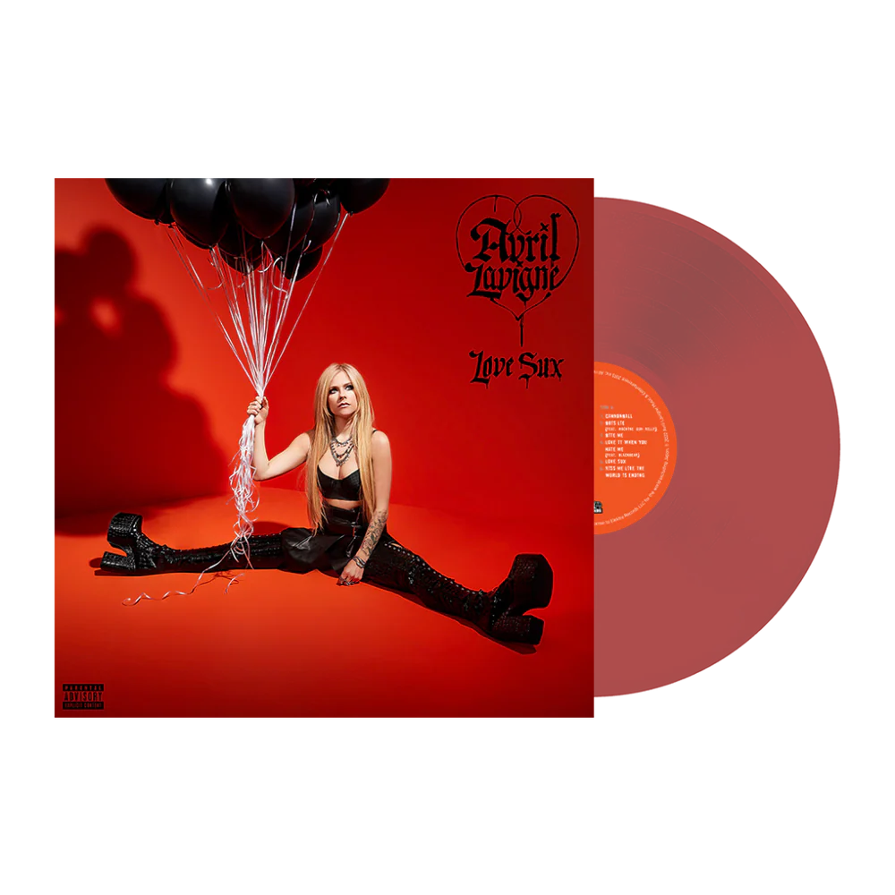 AVRIL LAVIGNE - LOVE SUX (Indie Exclusive, Transparent Red Vinyl)
