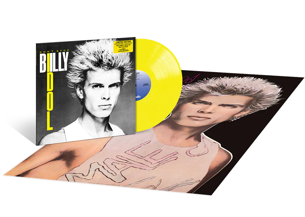 BILLY IDOL - DON'T STOP EP (Limited Edition, Lemon Jelly Colored Vinyl)
