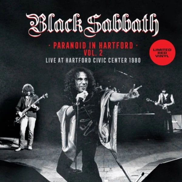 BLACK SABBATH - PARANOID IN HARTFORD VOL. 2: LIVE AT THE HARTFORD CIVIC CENTER 1980 (Limited Edition Red Vinyl)[Import]