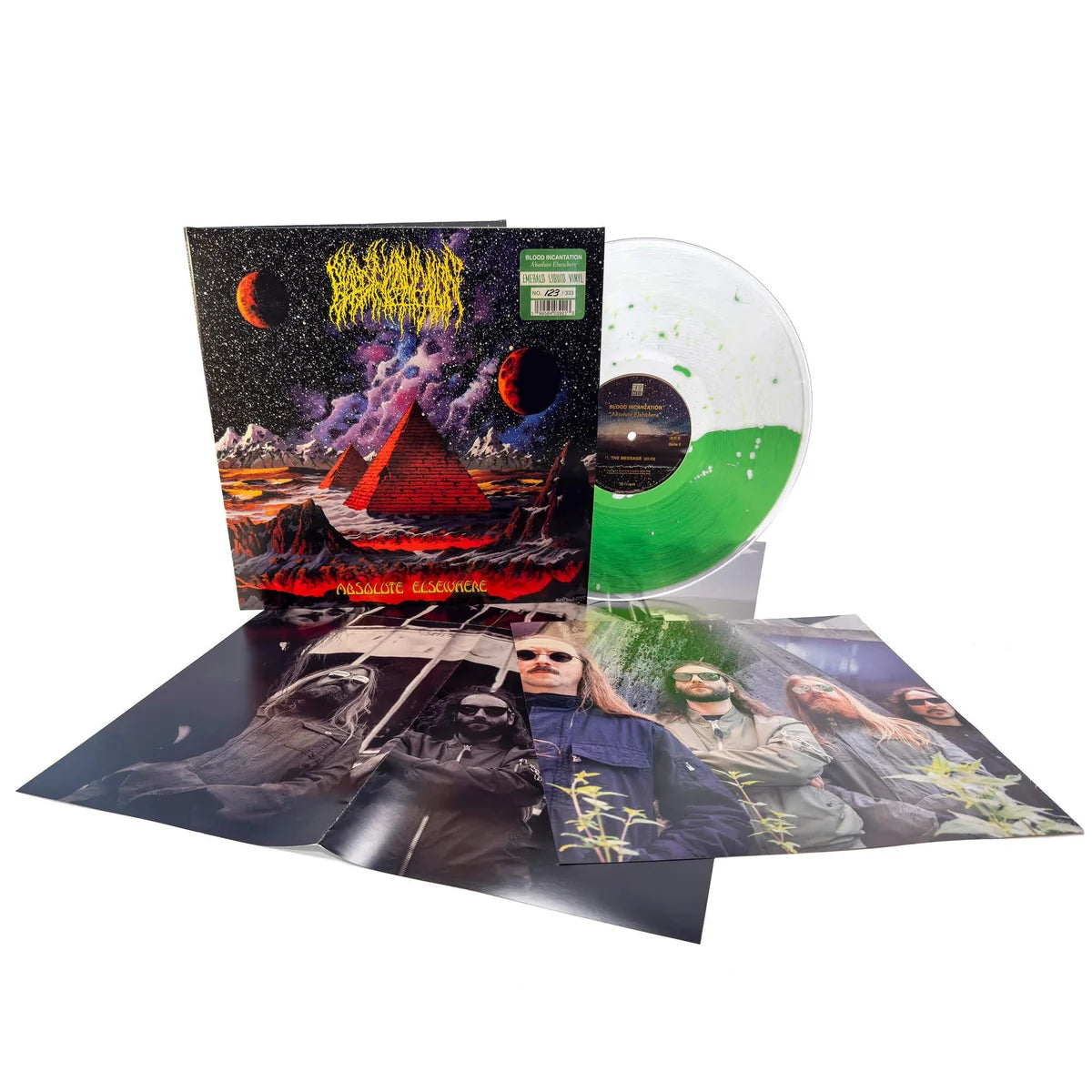 BLOOD INCANTATION - ABSOLUTE ELSEWHERE (Limited Numbered 1 of 333 Edition, Emerald Liquid Filled Vinyl)