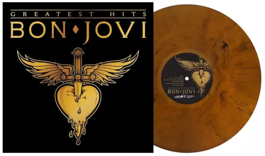 BON JOVI - GREATEST HITS (Target Exclusive, Tiger's Eye Brown Vinyl)