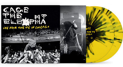 CAGE THE ELEPHANT - LIVE FROM THE VIC IN CHICAGO (RSD Exclusive Limited Edition, Double Yellow & Black Splatter Vinyl) (2LP)