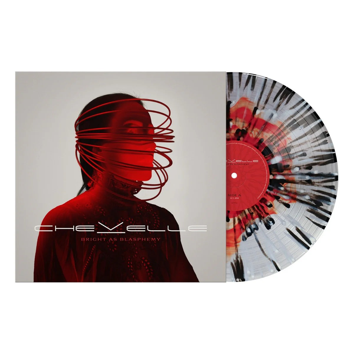 CHEVELLE - BRIGHT AS BLASPHEMY (Indie Exclusive, Ruby/Clear/White-Black Splatter Vinyl)