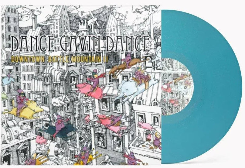 DANCE GAVIN DANCE - DOWNTOWN BATTLE MOUNTAIN II (Limited Edition, 15th Anniversary Light Blue Glitter Vinyl)