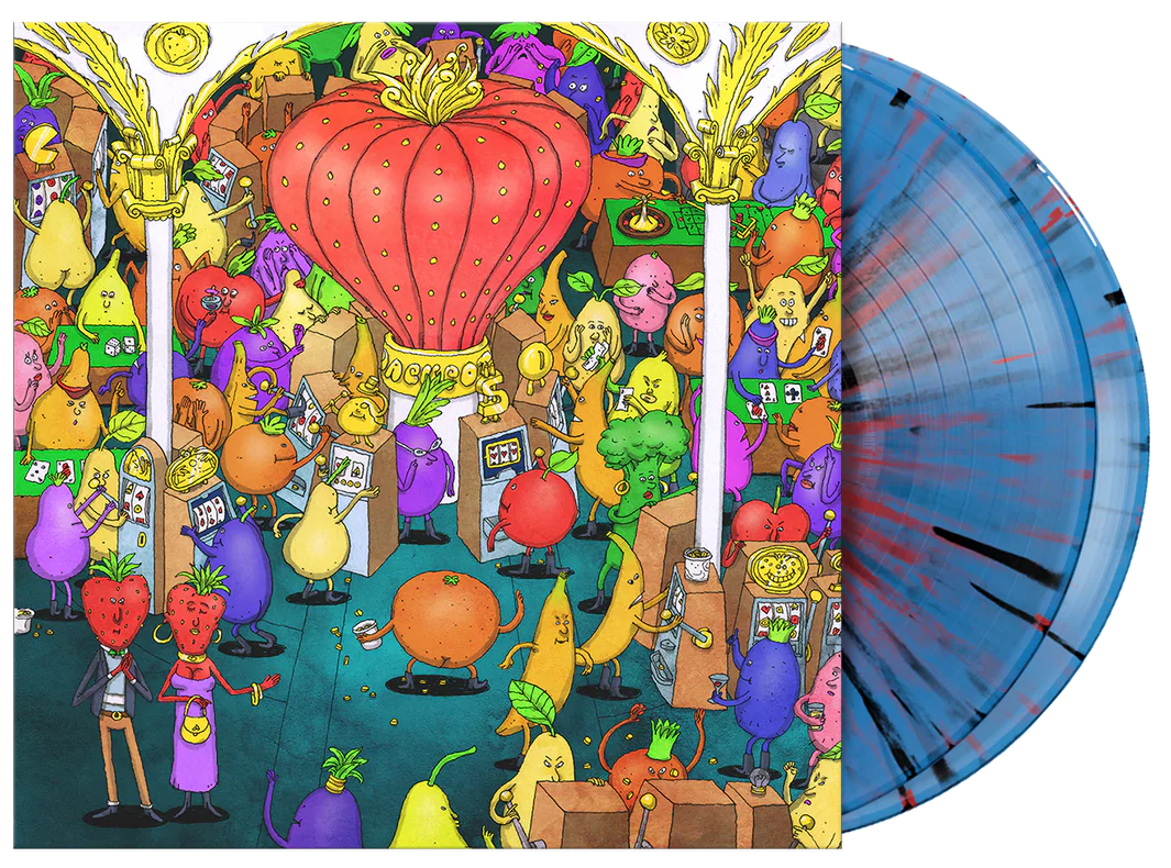 DANCE GAVIN DANCE - JACKPOT JUICER (Double Blue w/ Black & Red Splatter Vinyl) (2LP)