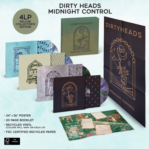 DIRTY HEADS - MIDNIGHT CONTROL DELUXE: COLLECTOR'S EDITION (Boxset, Colored Vinyl)(4LP)