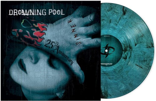 DROWNING POOL - SINNER (25th Anniversary Limited Edition, Blue Ink Swirl Vinyl)