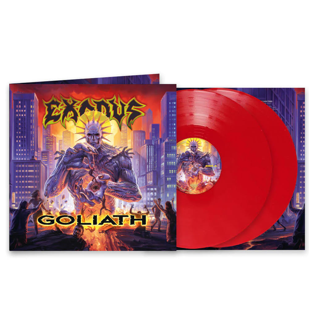 EXODUS - GOLIATH (Indie Exclusive, Double Red Vinyl)(2LP)[PREORDER]