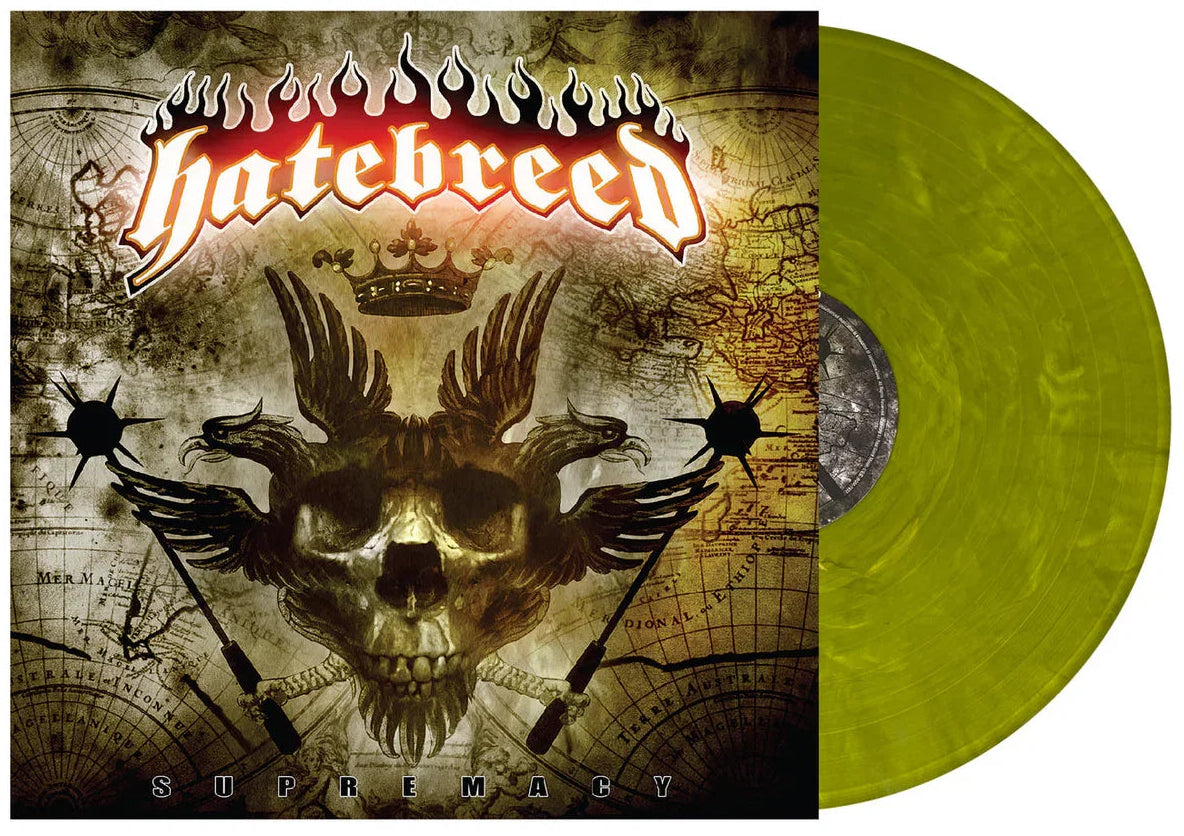 HATEBREED - SUPREMACY (Limited 1 of 500 Edition, 'Up In Smoke' Hazy Green Vinyl)