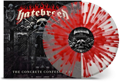 HATEBREED - THE CONCRETE CONFESSIONAL (Colored Clear Red Splatter Vinyl)