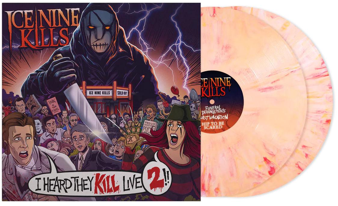 ICE NINE KILLS - I HEARD THEY KILL LIVE 2 (Limited 1 of 500 Made, Double Sangria Vinyl) (2LP)
