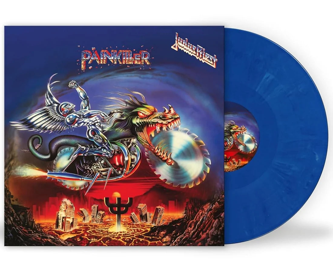 JUDAS PRIEST - PAINKILLER (Limited Edition, Blue & White Marble Vinyl)