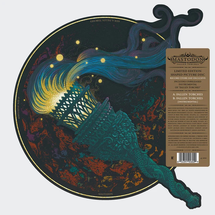 MASTODON - FALLEN TORCHES (Indie Exclusive, Limited Edition Shaped Picture Disc)