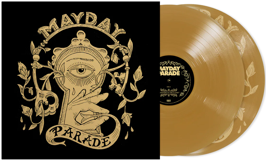 MAYDAY PARADE - MONSTER IN THE CLOSET (10th Anniversary Limited 1 of 500, Double Gold w/ Side D Etching Vinyl) (2LP)