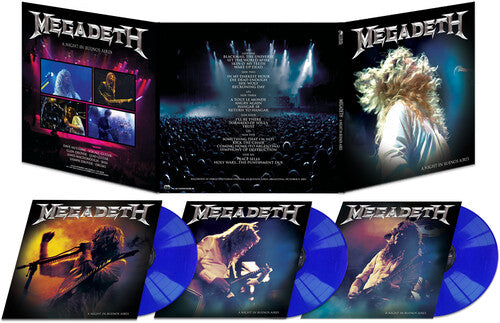 MEGADETH - A NIGHT IN BUENOS AIRES (Limited Edition, Triple Blue Vinyl)(3LP)