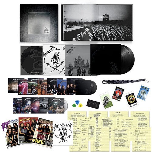 METALLICA - METALLICA (BLACK ALBUM REMASTERED DELUXE BOX SET(5LP) (14CD)(6DVD)