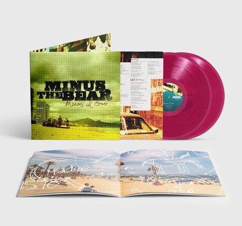 MINUS THE BEAR - MENOS EL OSO (Deluxe 20th Anniversary Edition, Double Transparent Magenta Vinyl + 24-Page Archive Photo Journal) (2LP)