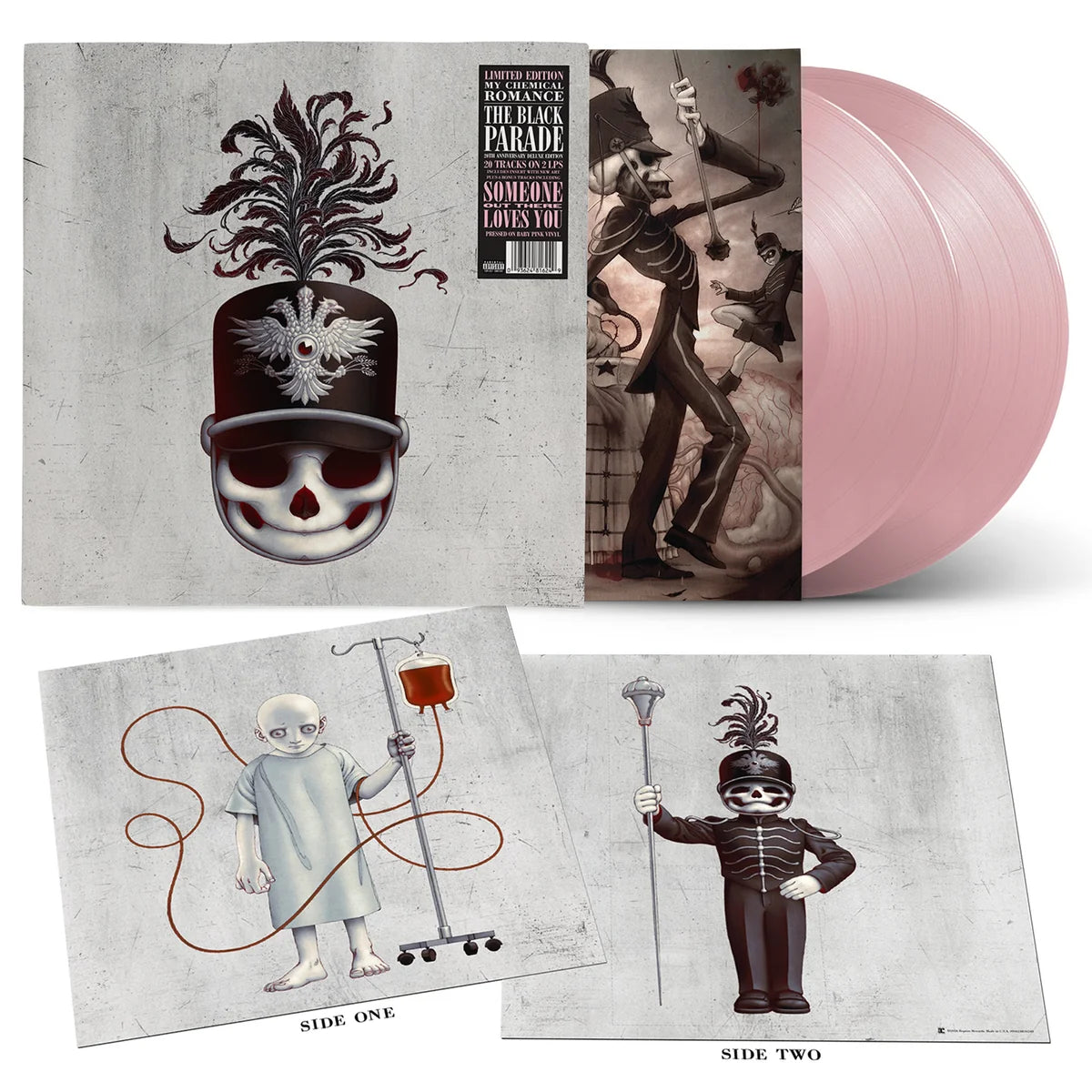 MY CHEMICAL ROMANCE - THE BLACK PARADE (Indie Exclusive, 20th Anniversary Deluxe Edition, Double Baby Pink Vinyl) (2LP) [PREORDER]