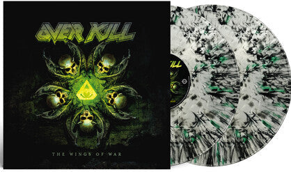 OVERKILL - THE WINGS OF WAR (Limited 1 of 500 Edition, Double Clear Vinyl w/ Crushed Black & Green Splatter Vinyl) (2LP)