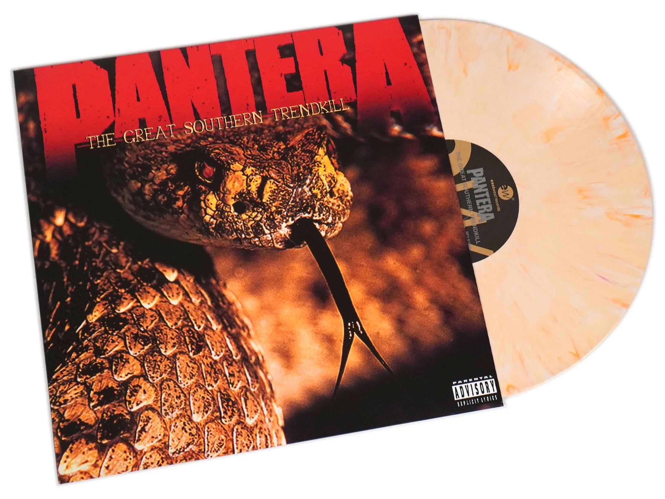 PANTERA - THE GREAT SOUTHERN TRENDKILL (Limited Edition, White & Sandblasted Orange Marbled Vinyl)