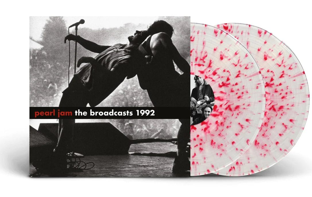 PEARL JAM - THE BROADCASTS (Limited Edition, Double Clear / Red Splatter Vinyl) (2LP)
