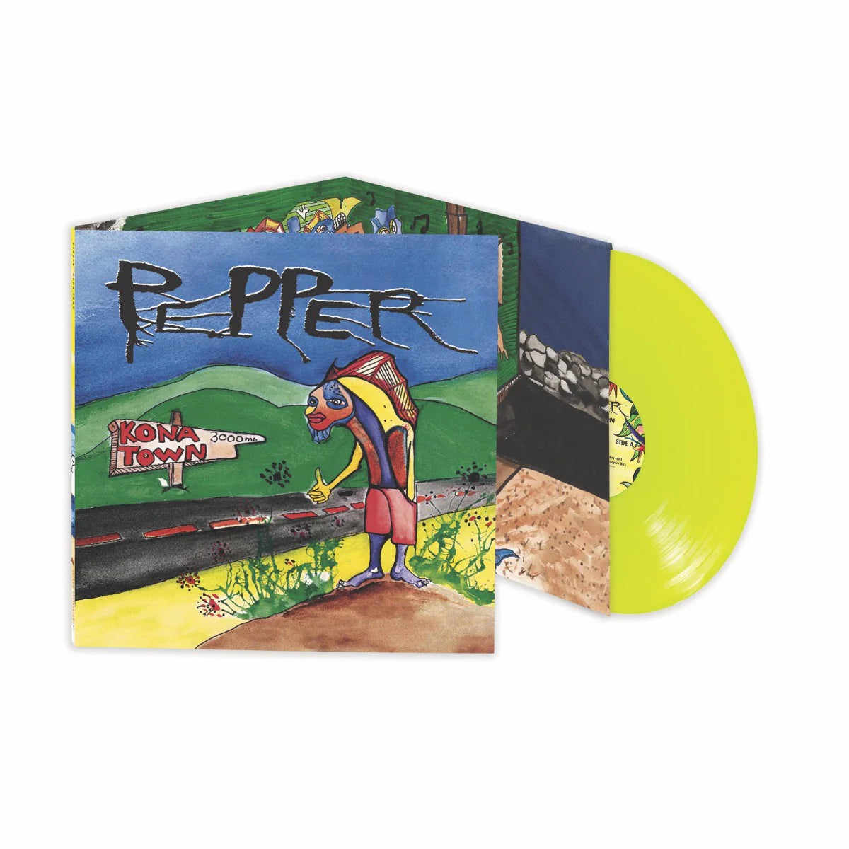 PEPPER - KONA TOWN (Indie Exclusive Clear Yellow Vinyl)