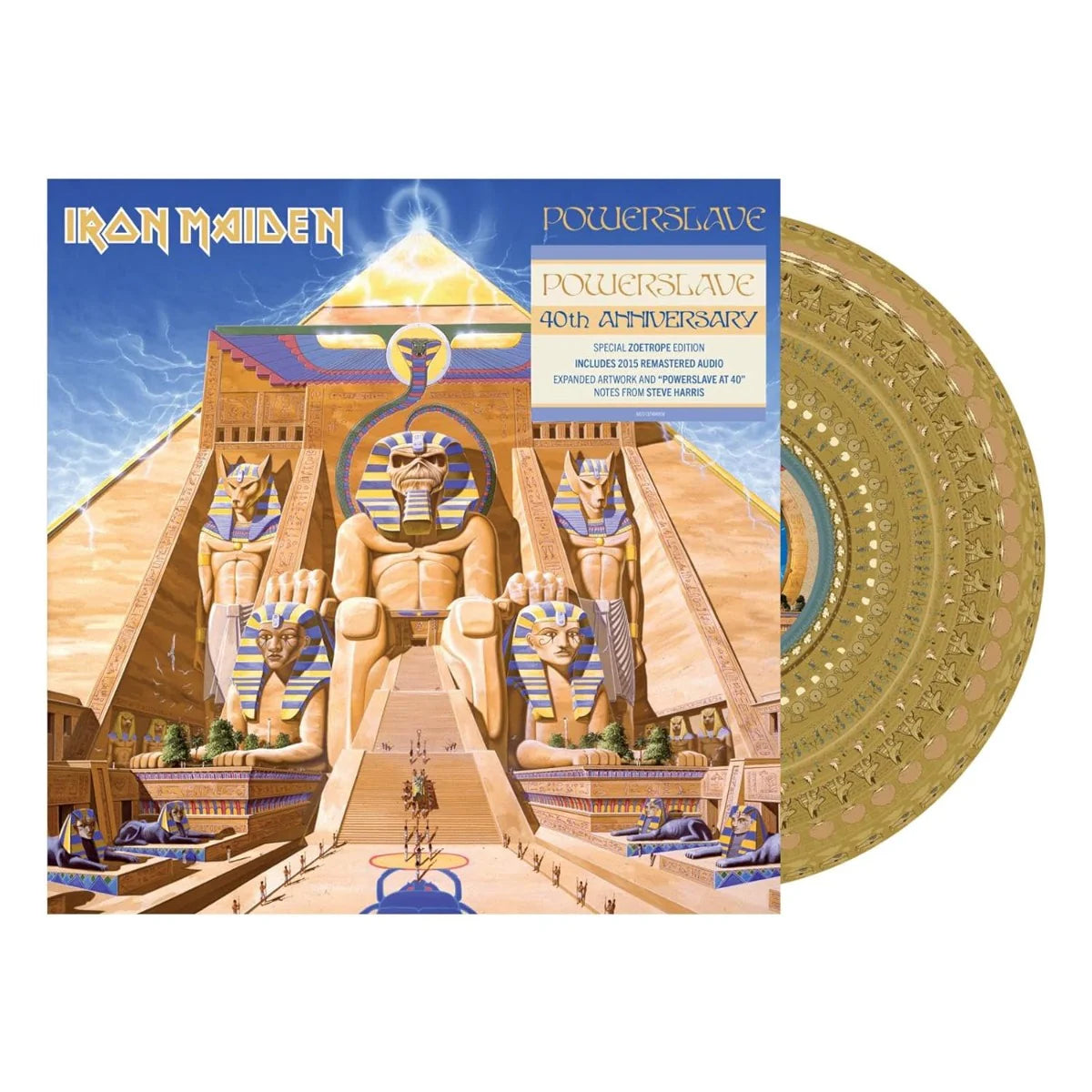 IRON MAIDEN - POWERSLAVE (Limited Edition, Zoetrope, Anniversary Edition, Remastered) [Import]