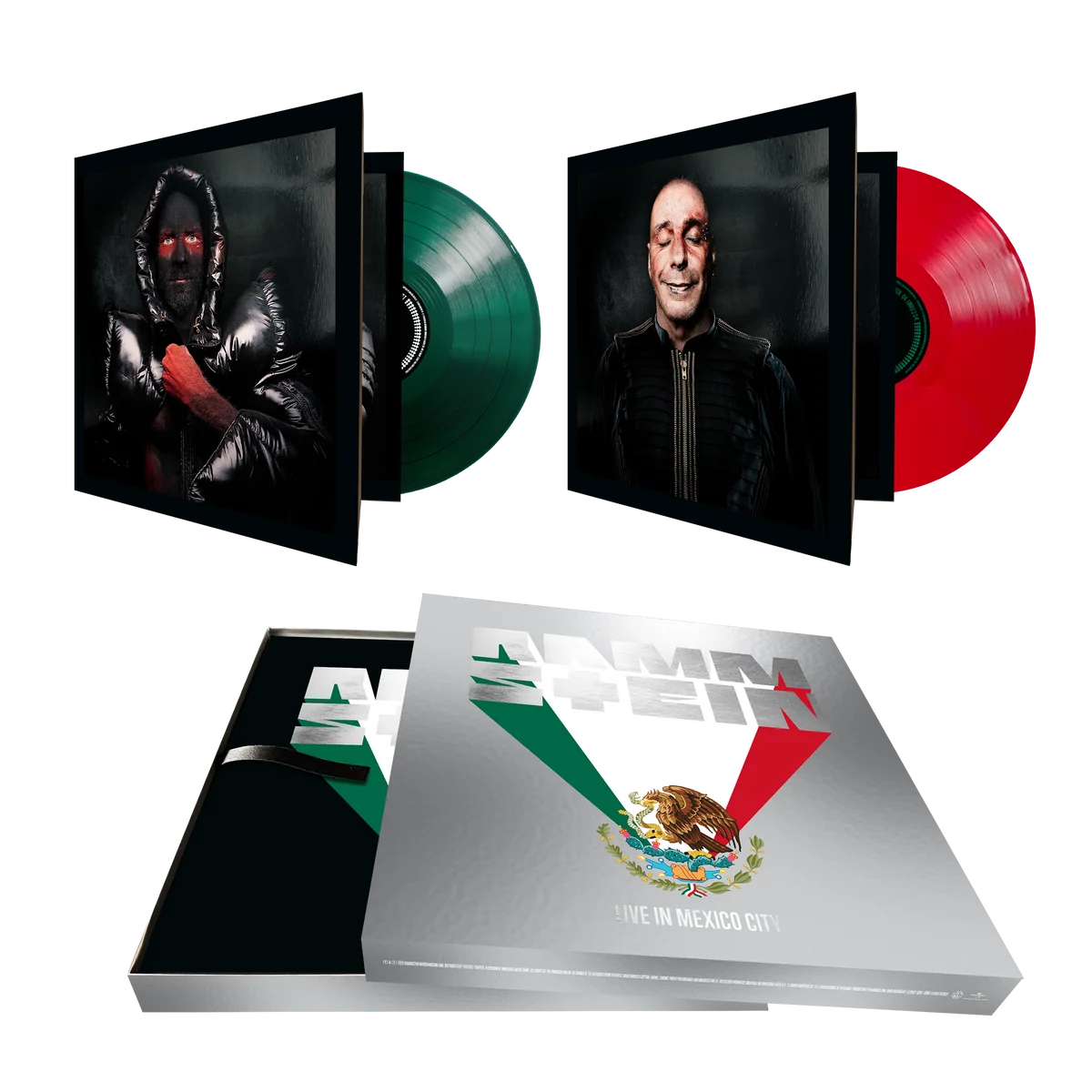 RAMMSTEIN - LIVE IN MEXICO CITY (Limited Edition Boxed Set, Red / White / Green / Splatter 180 Gram Vinyl + Booklet) (4LP) [PREORDER]