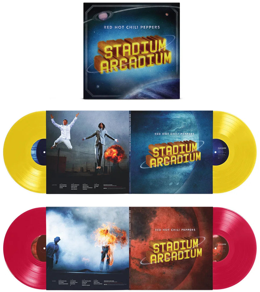 RED HOT CHILI PEPPERS - STADIUM ARCADIUM: 20th Anniversary (Limited Edition Canary Yellow & Apple Red Vinyl) (4lp) [PREORDER]