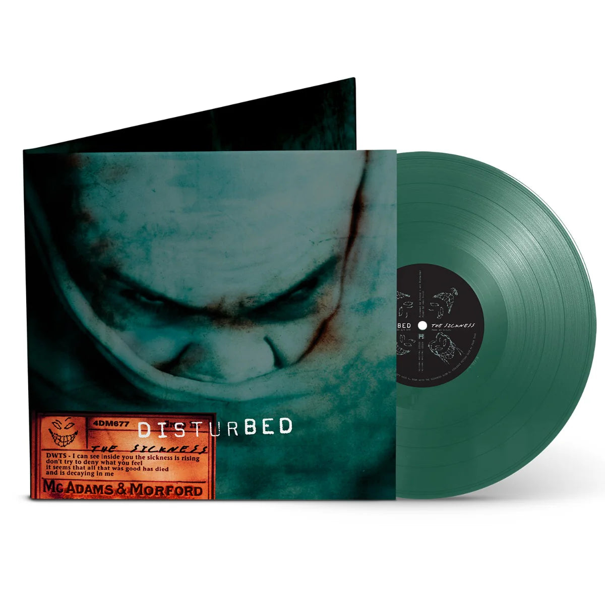 DISTURBED - THE SICKNESS [Explicit Content] (25th Anniversary Edition, Green Vinyl)
