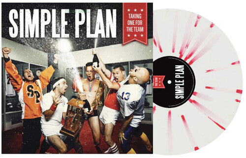 SIMPLE PLAN - TAKE ONE FOR THE TEAM (Limited 1 of 500 Edition, White w/ Red Splatter Vinyl)