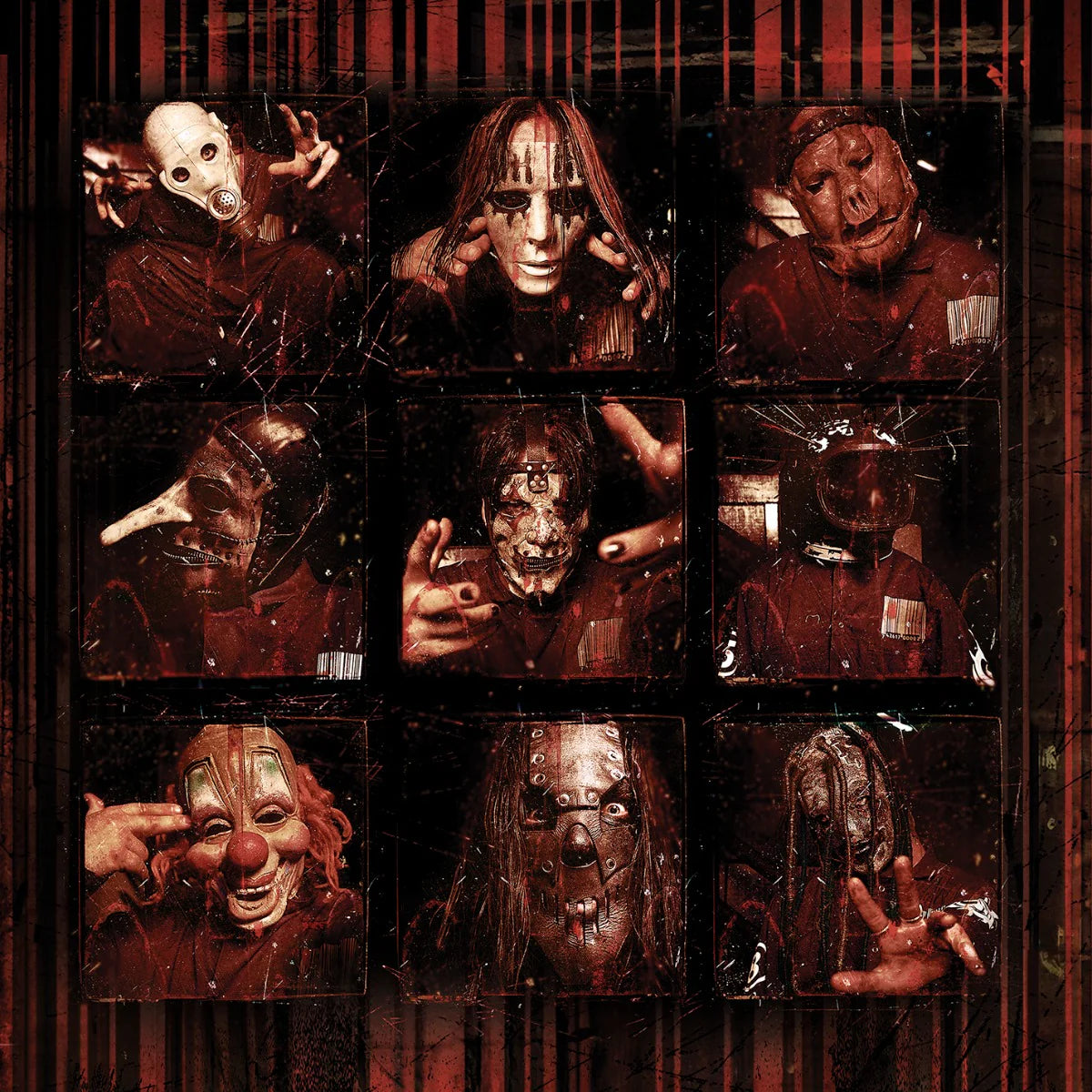 SLIPKNOT - SLIPKNOT (25th Anniversary Deluxe, Red / Black Marble Colored Vinyl)(2LP)[Import]