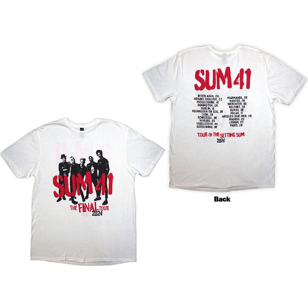 Sum 41 - Tour '24 Spray Paint White