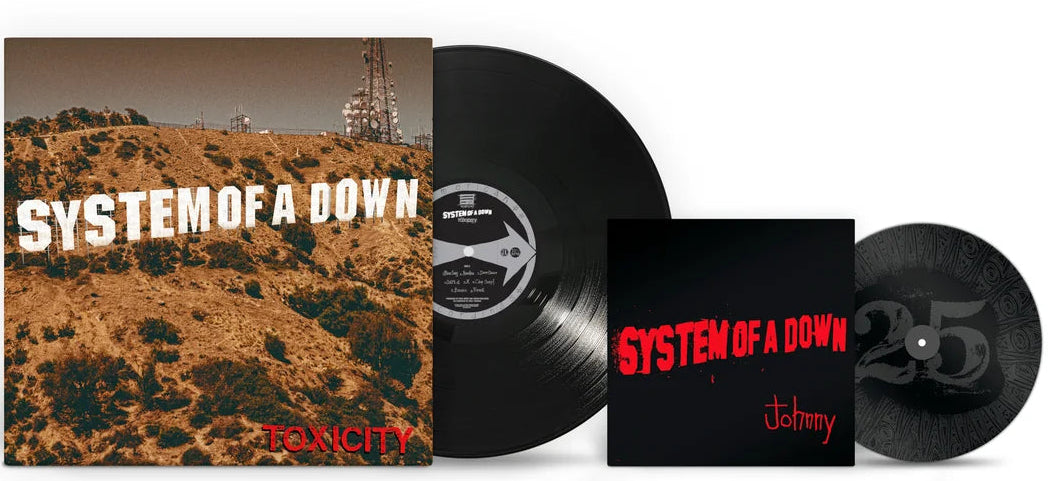 SYSTEM OF A DOWN - TOXICITY (25th Anniversary Edition, Black Vinyl + Bonus 7" Single + Poster) [PREORDER] (Copy)