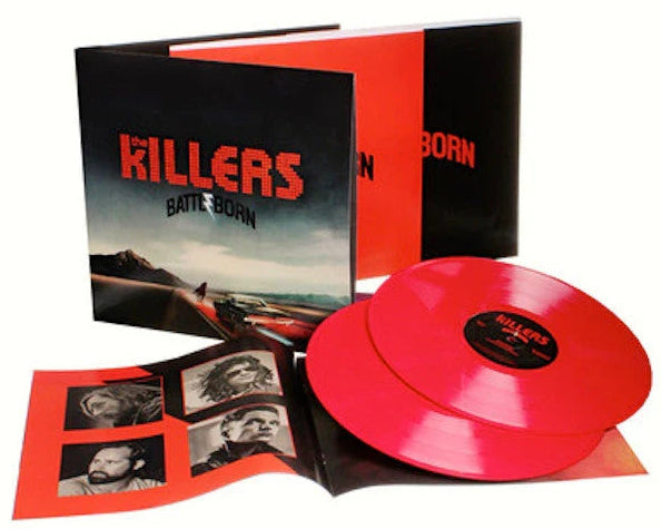 THE KILLERS - BATTLE BORN (Limited Edition, Double 180 Gram Red Vinyl + Book + Poster) (2LP)