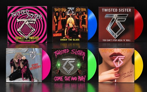 TWISTED SISTER - TOTALLY TWISTED: THE STUDIO ALBUMS 1982 - 1987 (Limited Edition, Multicolor Vinyl Boxset) (5LP) [PREORDER]