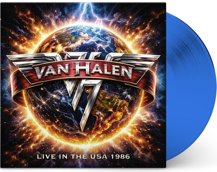 VAN HALEN - LIVE IN THE USA 1986 (Limited 1 of 500 Edition, Blue Vinyl)