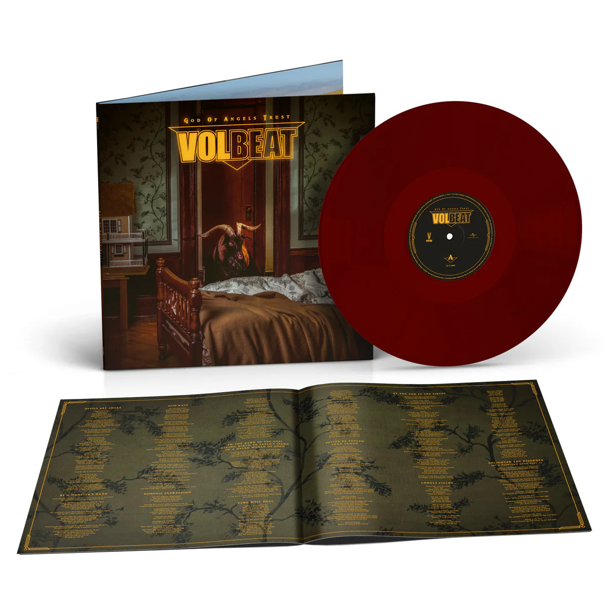 VOLBEAT - GOD OF ANGELS TRUST (Limited 1 of 1000 Edition, Oxblood Vinyl)